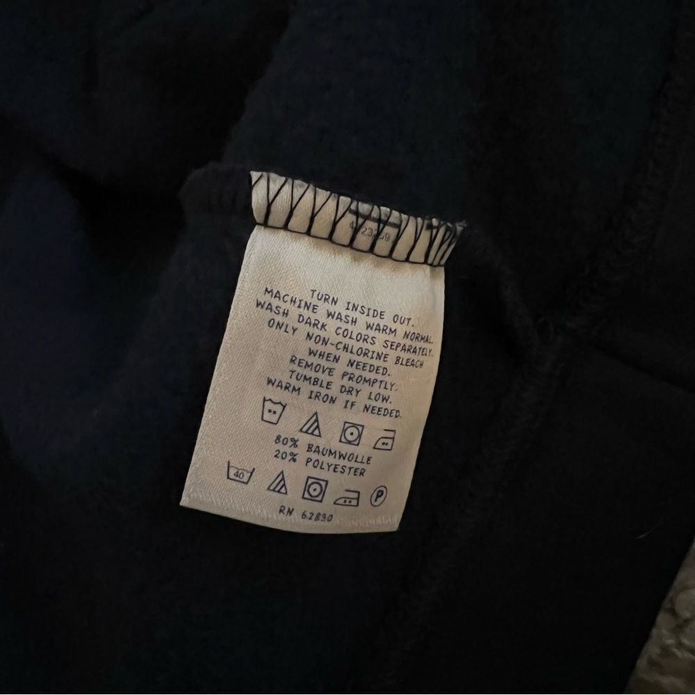 Navy Button-Up Jacket lands end - Picture 4 of 8